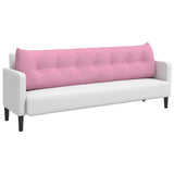 Cuscino per Schiena Rosa 200 x 24 x 50 cm Tessuto