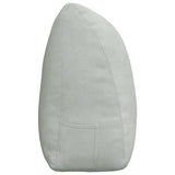 Cuscino per Schiena Grigio chiaro 200 x 24 x 50 cm Velluto