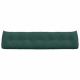 Cuscino per Schiena Verde Scuro 200 x 24 x 50 cm Velluto