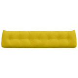 Cuscino per Schiena Giallo 200 x 24 x 50 cm Velluto