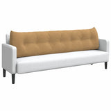 Cuscino per Schiena Marrone 200 x 24 x 50 cm Velluto