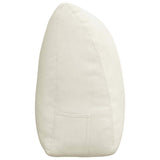 Cuscino per Schiena Crema 200 x 24 x 50 cm Velluto