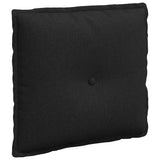 Cuscino per Schiena Nero 50 x 19 x 45 cm Tessuto