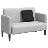 Cuscino per Schiena Nero 50 x 19 x 45 cm Tessuto