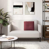 Cuscino per Schiena Rosso Vino 50 x 19 x 45 cm Tessuto