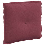 Cuscino per Schiena Rosso Vino 50 x 19 x 45 cm Tessuto