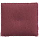 Cuscino per Schiena Rosso Vino 50 x 19 x 45 cm Tessuto