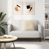 Cuscino per Schiena Crema 50 x 19 x 45 cm Tessuto