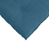 Cuscino per Schiena Blu 50 x 45 cm Tessuto in Cords