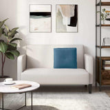 Cuscino per Schiena Blu 50 x 45 cm Tessuto in Cords