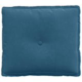 Cuscino per Schiena Blu 50 x 45 cm Tessuto in Cords