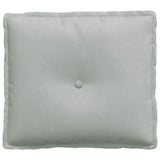 Cuscino per Schiena Grigio chiaro 50 x 45 cm Tessuto in Cords