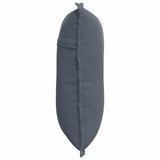 Cuscino per Schiena Grigio scuro 50 x 45 cm Tessuto in Cords