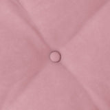 Cuscino per Schiena Rosa 50 x 45 cm Tessuto in Cords