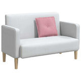 Cuscino per Schiena Rosa 50 x 45 cm Tessuto in Cords