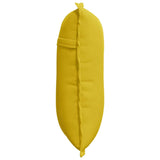 Cuscino per Schiena Giallo 50 x 45 cm Tessuto in Cords