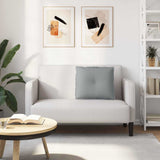 Cuscino per Schiena Grigio chiaro 60 x 19 x 50 cm Tessuto