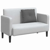 Cuscino per Schiena Grigio scuro 60 x 19 x 50 cm Tessuto