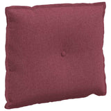 Cuscino per Schiena Rosso Vino 60 x 19 x 50 cm Tessuto