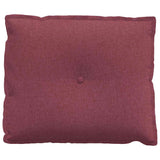 Cuscino per Schiena Rosso Vino 60 x 19 x 50 cm Tessuto