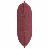 Cuscino per Schiena Rosso Vino 60 x 19 x 50 cm Tessuto