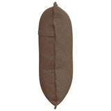 Cuscino per Schiena Marrone 60 x 19 x 50 cm Tessuto