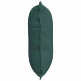 Cuscino per Schiena Verde Scuro 60 x 19 x 50 cm Tessuto
