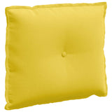 Cuscino per Schiena Giallo Chiaro 60 x 19 x 50 cm Tessuto