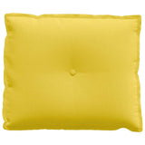 Cuscino per Schiena Giallo Chiaro 60 x 19 x 50 cm Tessuto