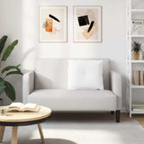 Cuscino per Schiena Bianco 60 x 19 x 50 cm Tessuto