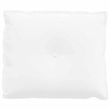 Cuscino per Schiena Bianco 60 x 19 x 50 cm Tessuto