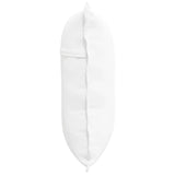 Cuscino per Schiena Bianco 60 x 19 x 50 cm Tessuto