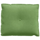 Cuscino per Schiena Verde chiaro 60 x 50 cm Tessuto in Cords