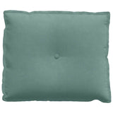 Cuscino per Schiena Verde Mare 60 x 50 cm Tessuto in Cords