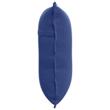 Cuscino per Schiena Blu Polizia 60 x 50 cm Tessuto in Cords