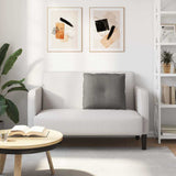 Cuscino per Schiena Grigio chiaro 60 x 50 cm Tessuto in Cords