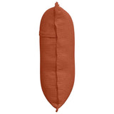 Cuscino per Schiena Rosso Arancio 60 x 50 cm Tessuto in Cords