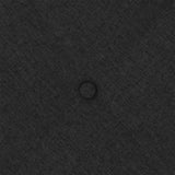 Cuscino per Schiena Nero 80 x 19 x 50 cm Tessuto