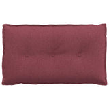 Cuscino per Schiena Rosso Vino 80 x 19 x 50 cm Tessuto