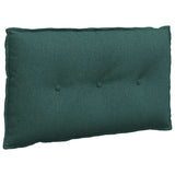Cuscino per Schiena Verde Scuro 80 x 19 x 50 cm Tessuto