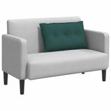 Cuscino per Schiena Verde Scuro 80 x 19 x 50 cm Tessuto