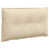 Cuscino per Schiena Crema 80 x 19 x 50 cm Tessuto