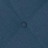 Cuscino per Schiena Blu 80 x 19 x 50 cm Tessuto