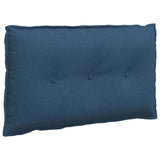 Cuscino per Schiena Blu 80 x 19 x 50 cm Tessuto