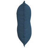 Cuscino per Schiena Blu 80 x 19 x 50 cm Tessuto