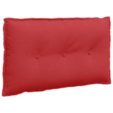 Cuscino per Schiena Rosso 80 x 19 x 50 cm Tessuto