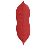 Cuscino per Schiena Rosso 80 x 19 x 50 cm Tessuto