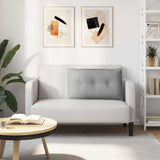 Cuscino per Schiena Grigio Nuvola 80 x 19 x 50 cm Tessuto