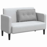 Cuscino per Schiena Grigio Nuvola 80 x 19 x 50 cm Tessuto