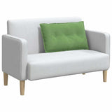 Cuscino per Schiena Verde chiaro 80 x 50 cm Tessuto in Cords